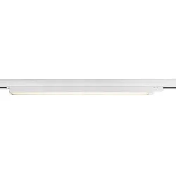 Luminaria trifásica LINEAR 60 IP20, mate, blanco tráfico 