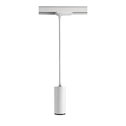 Luminaria colgante de 1 fase LUCEA IP20, blanco tráfico regulable