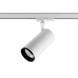 Foco trifásico LUCEA 30 CCT TILT controlable por DALI IP20, blanco regulable