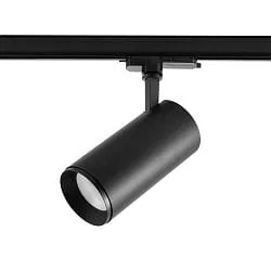 Foco trifásico LUCEA 30 CCT TILT controlable por DALI IP20, negro regulable