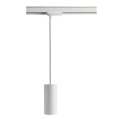 Luminaria colgante de 1 fase CAN 150 abajo, cilíndrico, corto GU10 IP20, blanco