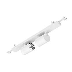 Sistema de iluminación de fila continua SANOTRUNK UNIVERSAL SPOT DOUBLE IP40, blanco