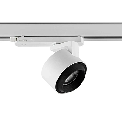 Foco trifásico CERES 90 giratorio IP20, blanco