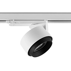 Foco trifásico CERES 118 giratorio IP20, blanco