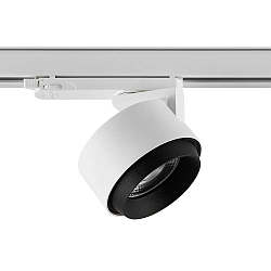 Foco trifásico CERES 118 giratorio IP20, blanco