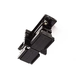 Conector aislante trifásico D LINE mecánico, negro