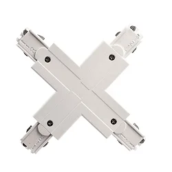Conector en X trifásico D LINE, blanco