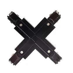 Conector en X trifásico D LINE, negro