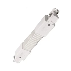Conector flexible trifásico D LINE flexible, blanco