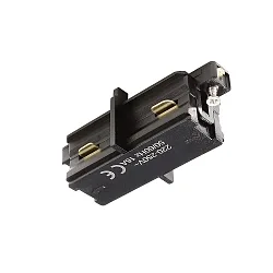 Conector longitudinal monofásico D ONE, negro