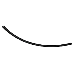 Raíl de montaje monofásico D ONE CURVED 90° izquierdo, negro