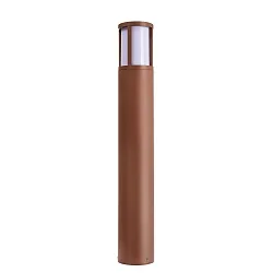 Luminaria para balizas FACADO II 650MM OPAL redondo E27 IP65, mate, color oxidado regulable