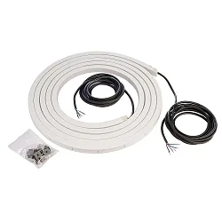Flexible outdoor LED strip D FLEX LINE TOP TOP-VIEW, IP68, 24V DC, 43W RGB+3200K 1260lm 117°, 500cm