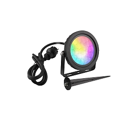 ground spike luminaire RF-SMART SPOT RGB+TW ZigBee controllable, radio controllable IP20, anthracite dimmable