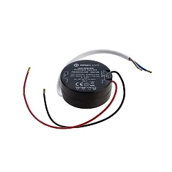 Unidad alimentadora RS500mA/8W redondo, corriente constante, negro