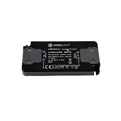 Unidad alimentadora FLAT, 500mA 6W constante de voltaje, plomo oscuro, negro
