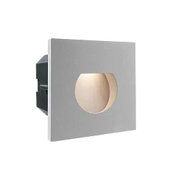 Recubrimiento LIGHT BASE COB LED OUTDOOR redondo, gris plateado