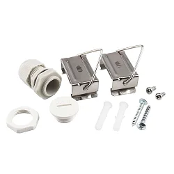 Kit de montaje TRI PROOF BASIC, gris, plata