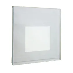 cover ALWAID 2 - MILKY square, white aluminum