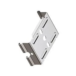 Soporte para raíles SANOTRUNK UNIVERSAL juego de 10, plata