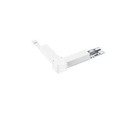 Conector en L SANOTRUNK UNIVERSAL controlable por DALI, izquierdo, blanco
