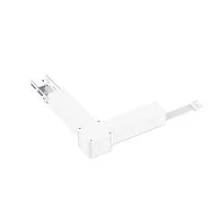 Conector en L SANOTRUNK UNIVERSAL controlable por DALI, derecho, blanco