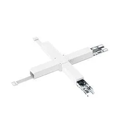 Conector en X en ángulo SANOTRUNK UNIVERSAL controlable por DALI, recta, blanco