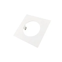 Anillo de reducción 155/95MM mecánico, cuadrado, versión incorporada, blanco tráfico