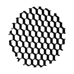 Filtro de nido de abeja CERES 90, negro