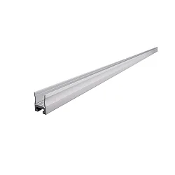 Rabbet-profile U-high AU-03-12 for 12 - 13,3 LED stripes, matt silver anodized, 200cm