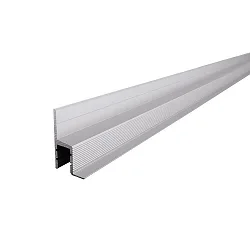 Drywall profile, ceiling cove EL-03-10 for 12mm LED strip, matt silver, anodized, 200cm