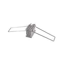 Bloque de ranura con resorte de tensado ET-04-12 juego de 2, anodizado plata