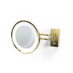 Espejo con iluminación BS 36 LED 5 veces IP 44, dorado 