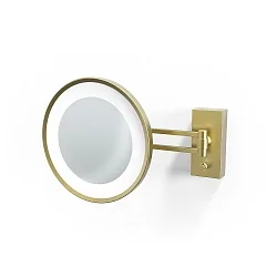Espejo con iluminación BS 36 LED 5 veces IP 44, dorado mate 