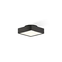 Luminaria de techo CUT 18 N IP44, negro mate regulable