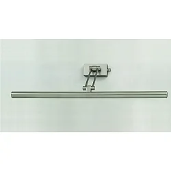 Luminaria de pared DIM 60 G9 IP20, níquel satinado regulable