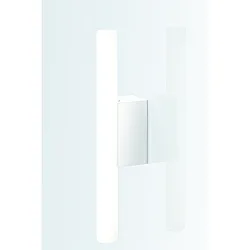 Luminaria de pared OMEGA 2 S14d 30-60cm 1 sockel IP20, cromo 