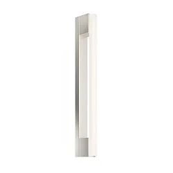 Wall luminaire OMEGA 50, S14s, 50cm, 2 sockets, IP20, nickel satin