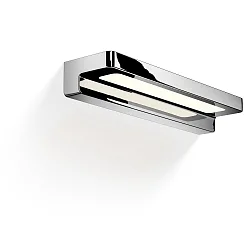 Luminaria de pared FORM 34 LED IP44, cromo regulable
