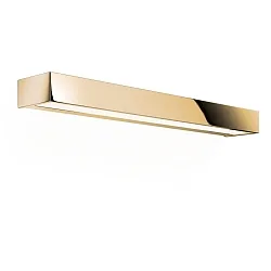 Luminaria de pared BOX 60 N LED IP44, dorado regulable
