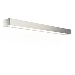 LED Wall luminaire BOX 80 N LED, 41,2W, 3000K, 6060lm, IP44, nickel satin