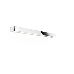 Luminaria de pared BOX 80 N LED IP44, cromo regulable