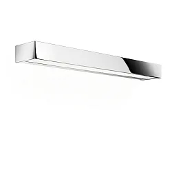 Luminaria de pared BOX 60 N LED IP44, cromo regulable