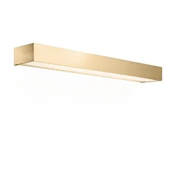 Luminaria de pared BOX 60 N LED IP44, dorado mate regulable