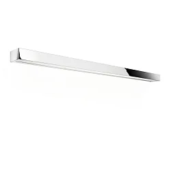 LED Wall luminaire BOX 120 N LED, 65,6W, 2700K, 9960lm, IP44, chrome