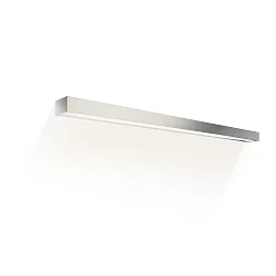 LED Wall luminaire BOX 120 N LED, 65,6W, 2700K, 9960lm, IP44, nickel satin