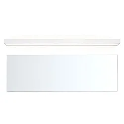 LED Wall luminaire BOX 150 N LED, 82W, 2700K, 12100lm, IP44, white matt