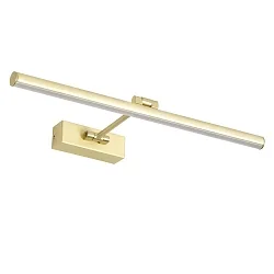 Luminaria de pared DIM 45 LED IP44, dorado mate 