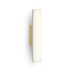 Luminaria de pared RAY cilíndrico, conmutable IP20, dorado mate 