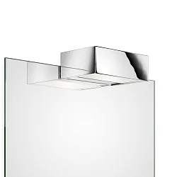 Luminaria de espejo BOX 1-15 R7s 78mm IP44, cromo 